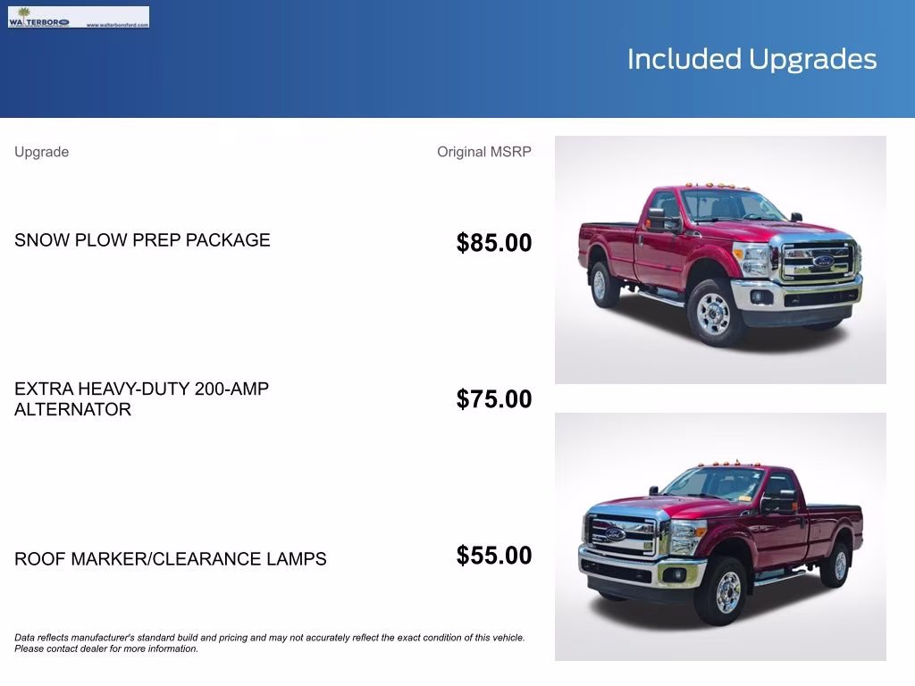 2016 Ruby Red Metallic Ford Super Duty F-250 SRW XLT 4X4 Truck