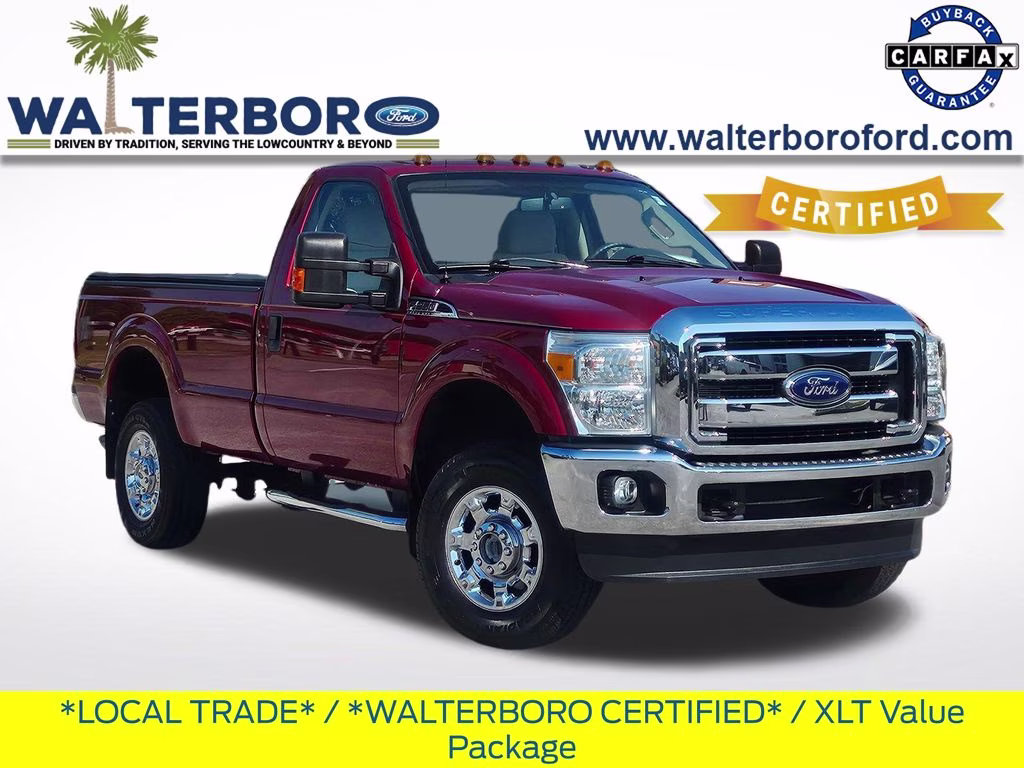 2016 Ruby Red Metallic Ford F-250SD XLT 4X4 Truck