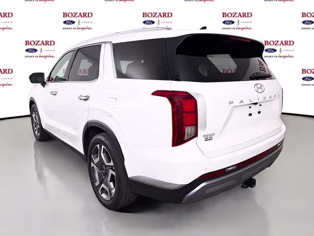 2025 White Hyundai Palisade SEL Premium 7 Passenger FWD SUV