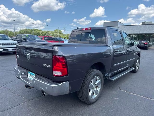2018 Granite Crystal Metallic Clearcoat Ram 1500 Big Horn 4X4 Truck