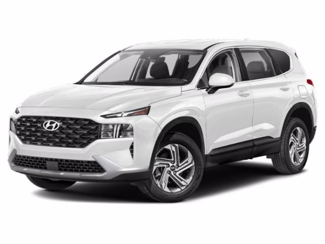 2023 White Hyundai Santa Fe SE AWD SUV