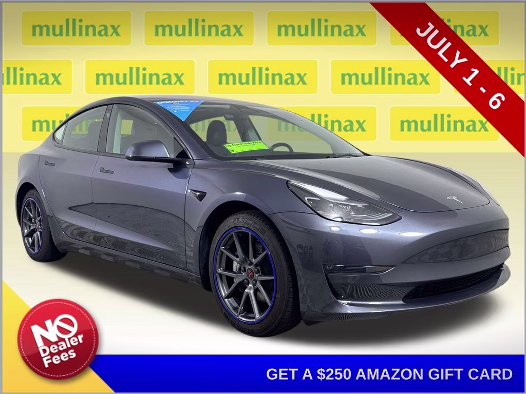 2023 Gray Tesla Model 3 Long Range AWD Sedan