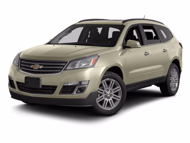 2013 Champagne Silver Metallic Chevrolet Traverse LT AWD SUV