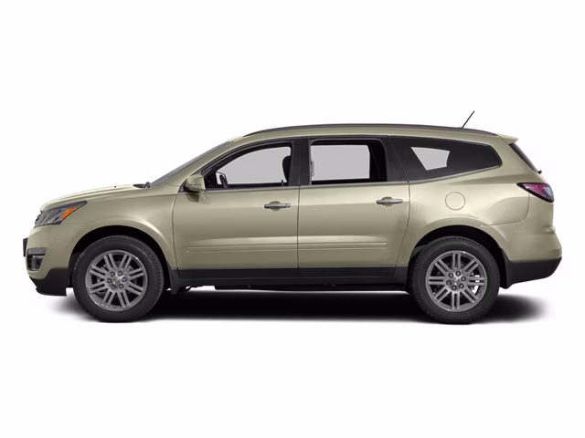 2013 Champagne Silver Metallic Chevrolet Traverse LT AWD SUV
