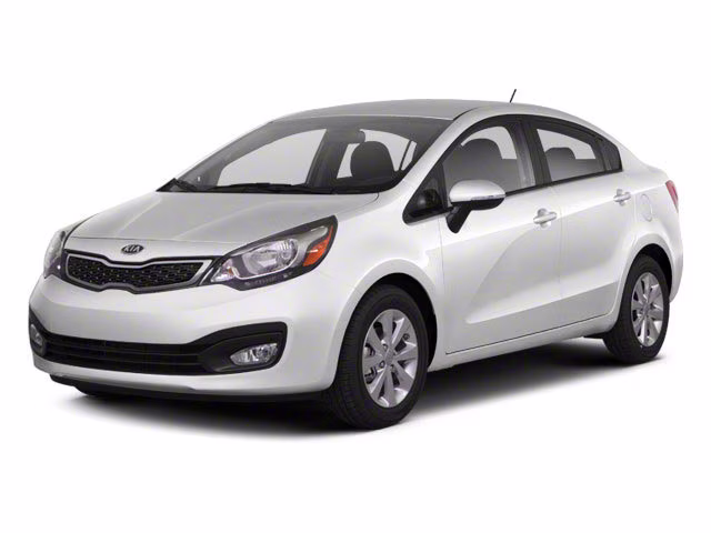 2013 Signal Red Kia Rio EX FWD Sedan