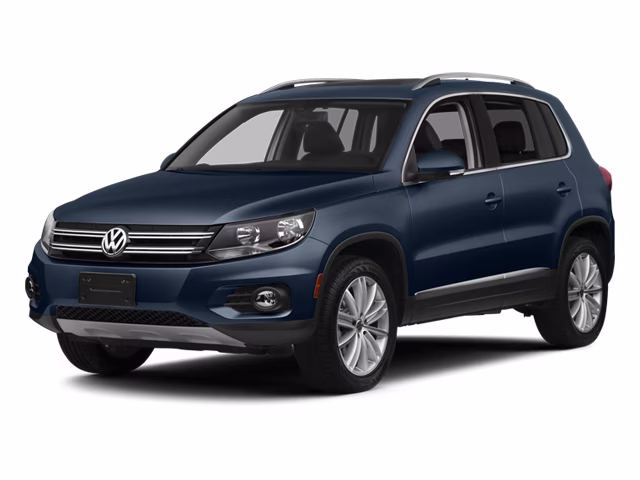 2012 Blue Volkswagen Tiguan 4X4 SUV