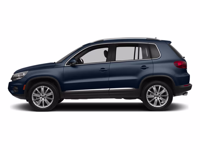 2012 Blue Volkswagen Tiguan 4X4 SUV