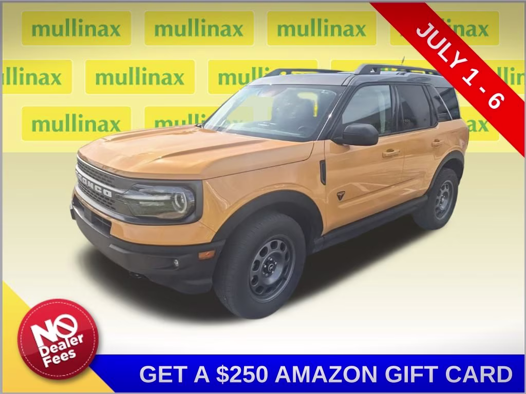 2021 Orange Metallic Ford Bronco Sport Badlands 4X4 SUV
