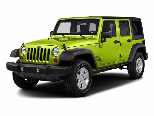 2017 Hypergreen Clearcoat Jeep Wrangler Unlimited Sport 4X4 SUV