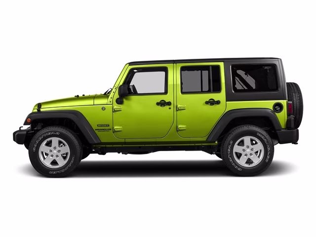 2017 Hypergreen Clearcoat Jeep Wrangler Unlimited Sport 4X4 SUV