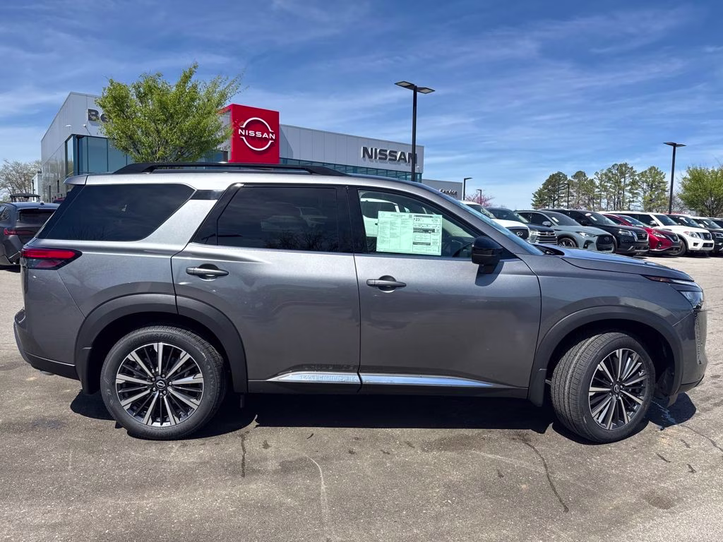 2026 Gun Metallic Nissan Pathfinder Platinum FWD SUV