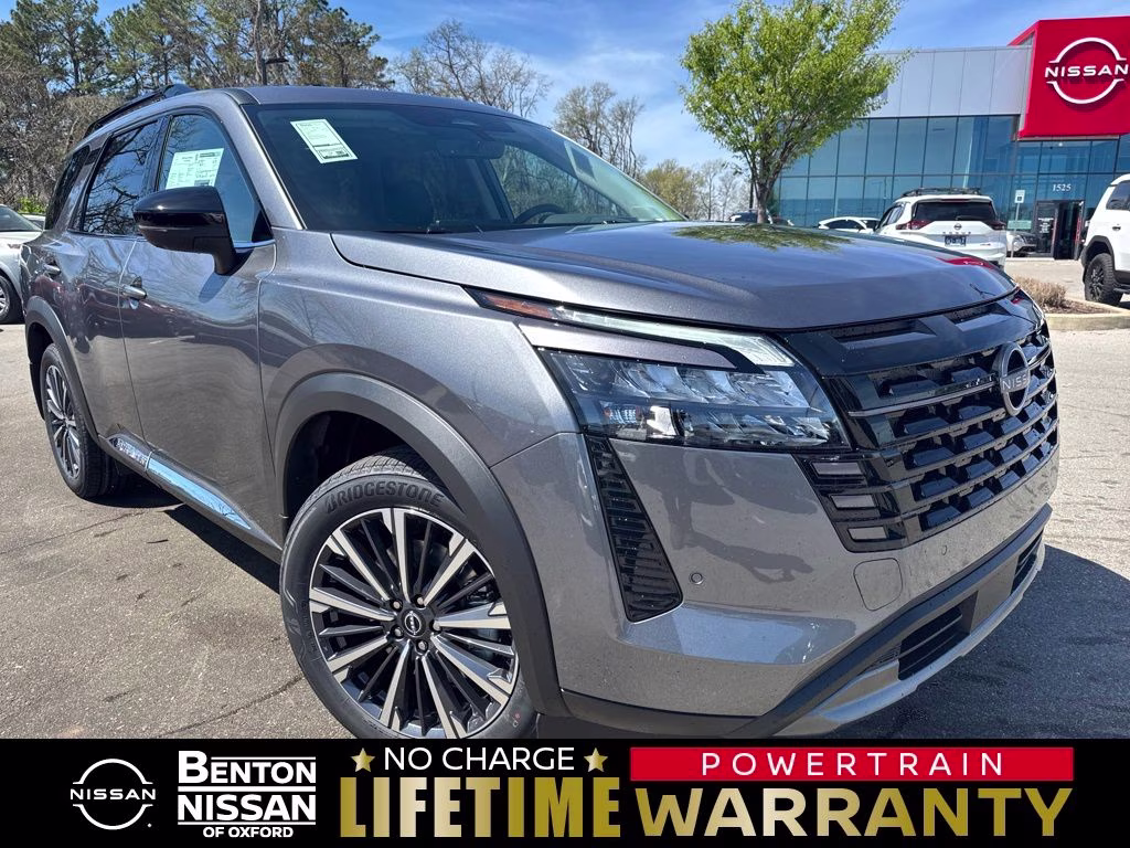 2026 Gun Metallic Nissan Pathfinder Platinum FWD SUV