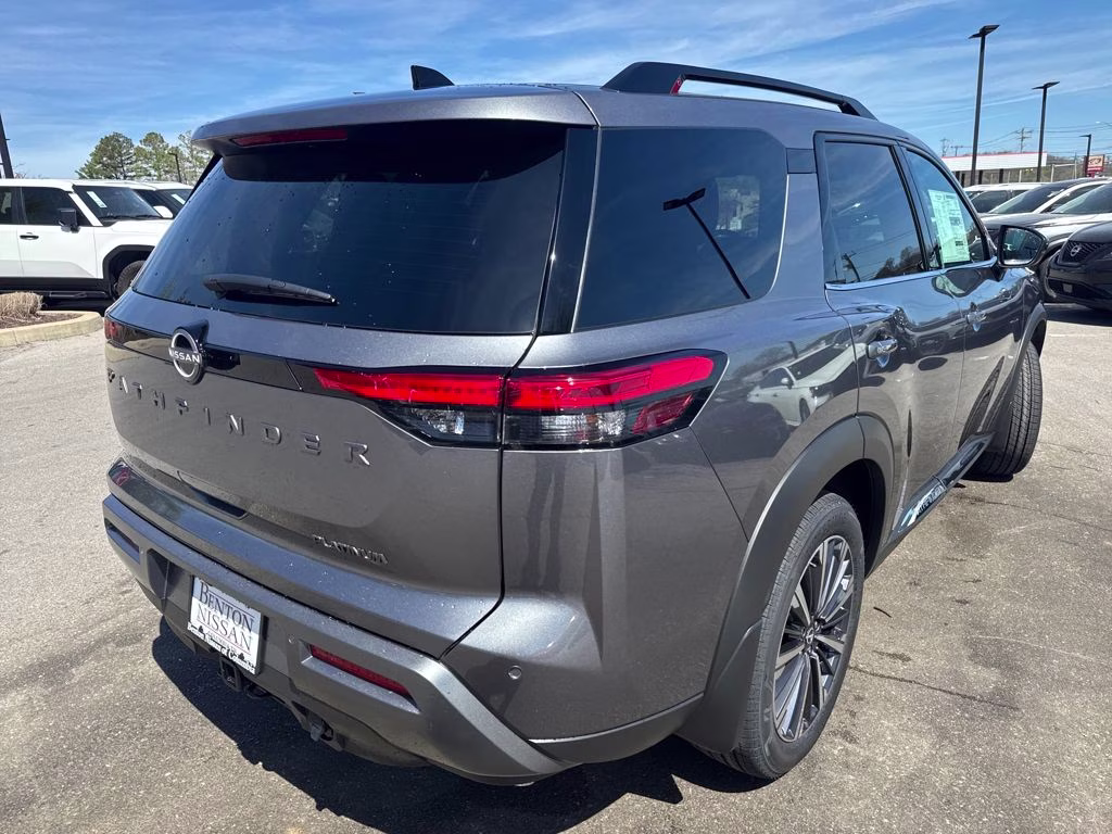2026 Gun Metallic Nissan Pathfinder Platinum FWD SUV