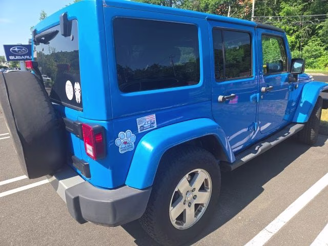2011 Cosmos Blue Jeep Wrangler Unlimited Sahara 4X4 SUV