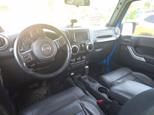 2011 Cosmos Blue Jeep Wrangler Unlimited Sahara 4X4 SUV