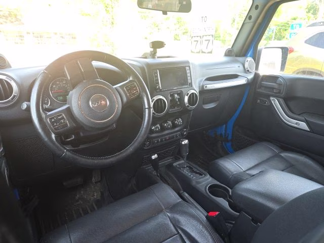 2011 Cosmos Blue Jeep Wrangler Unlimited Sahara 4X4 SUV