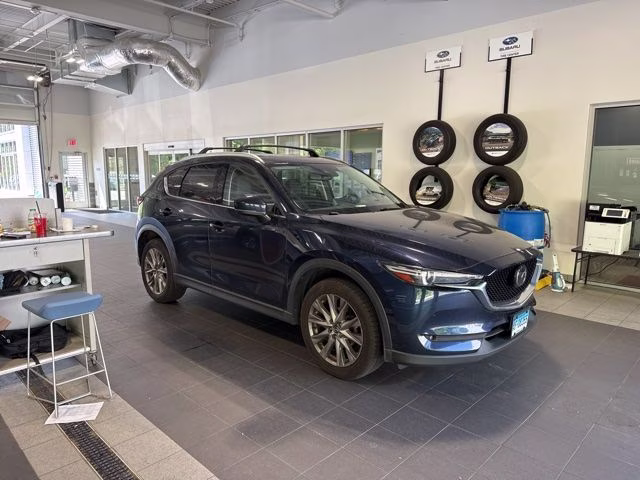 2021 Deep Crystal Blue Mica Mazda CX-5 Grand Touring AWD SUV