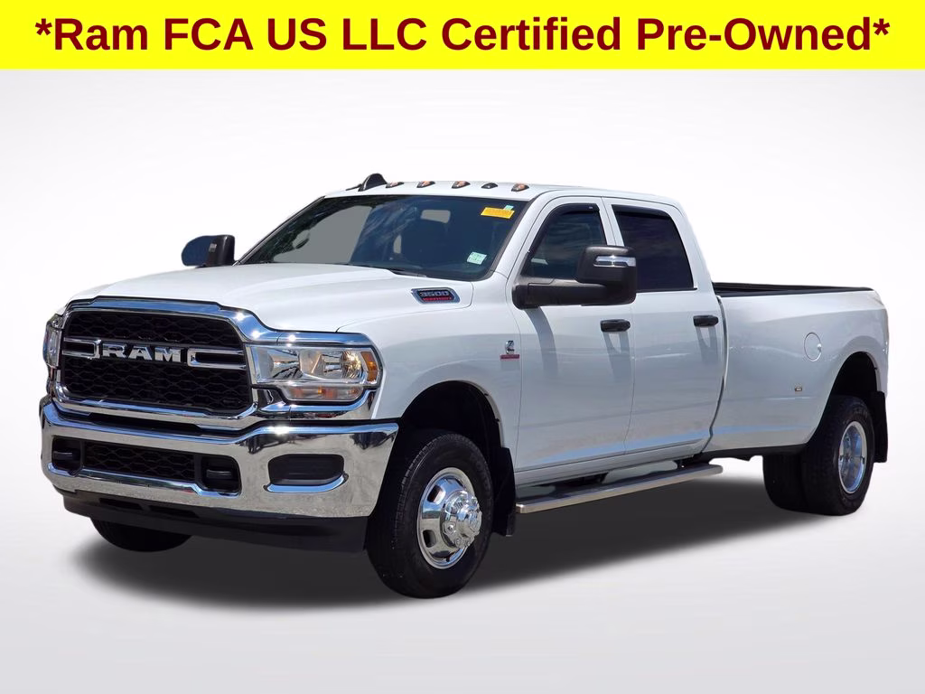 2023 Pearl White Ram 3500 Tradesman 4X4 Truck