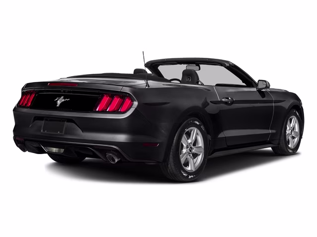 2016 Shadow Black Ford Mustang EcoBoost Premium RWD Convertible