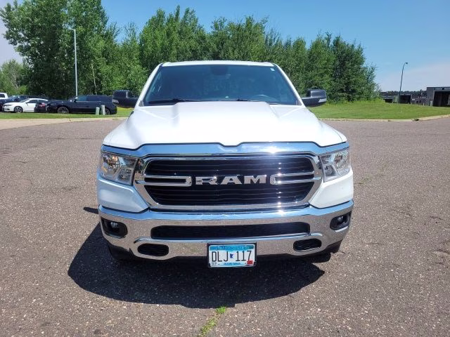 2019 Bright White Clearcoat Ram 1500 Big Horn 4X4 Truck