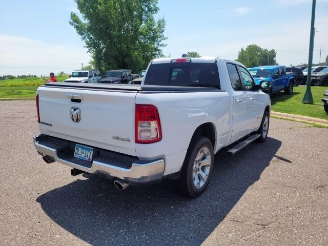 2019 Bright White Clearcoat Ram 1500 Big Horn 4X4 Truck