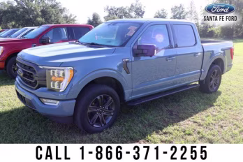 2023 Gray Ford F-150 Base 4X4 Truck
