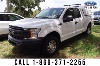 2018 White Ford F-150 Base 4X4 Truck