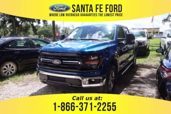 2025 Blue Ford F-150 XLT 4X4 Truck