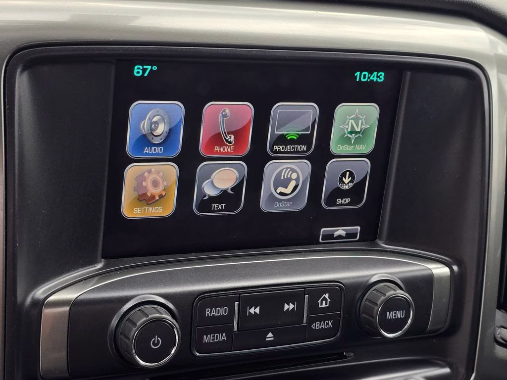 2017 Silver Ice Metallic Chevrolet Silverado 1500 LT 4X4 Truck