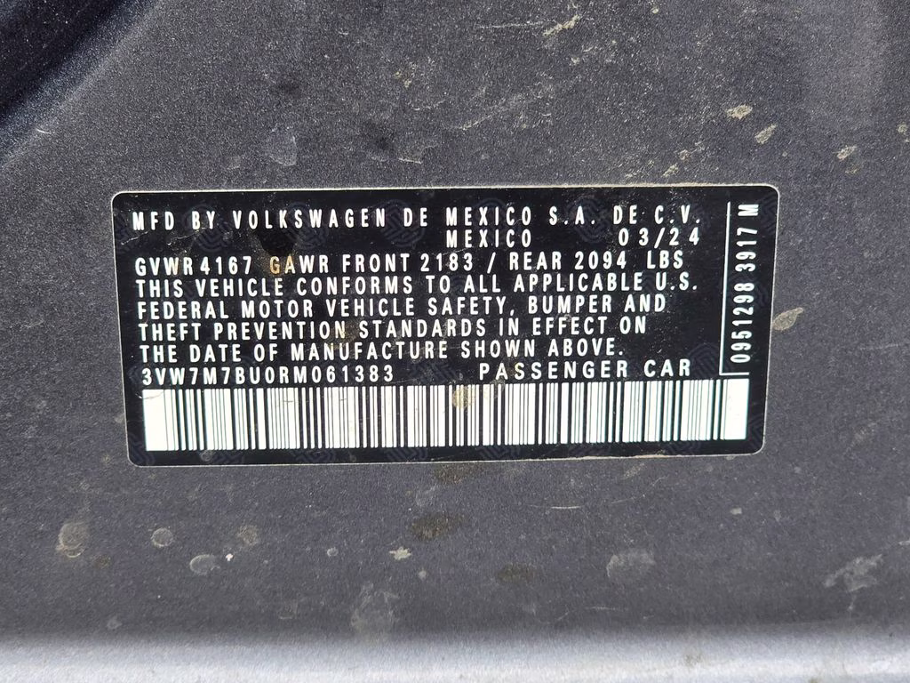 2024 Pyrite Silver Metallic Volkswagen Jetta 1.5T SE FWD Sedan
