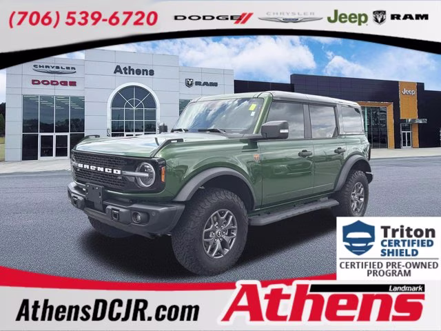2025 Eruption Green Metallic Ford Bronco Badlands 4X4 Convertible