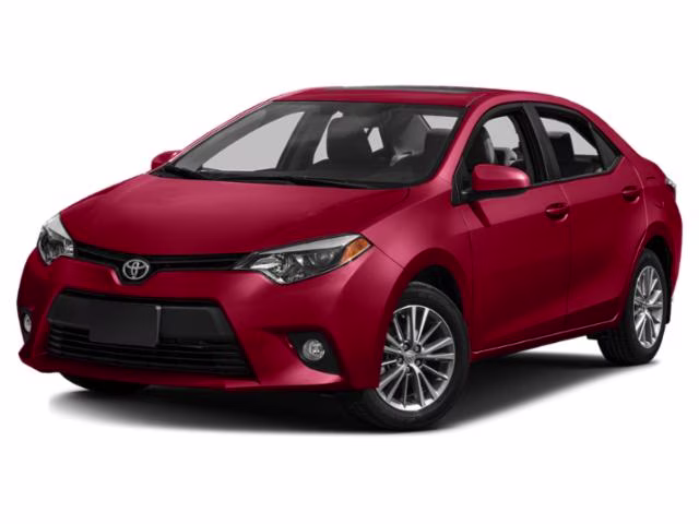 2015 Barcelona Red Metallic Toyota Corolla LE FWD Sedan