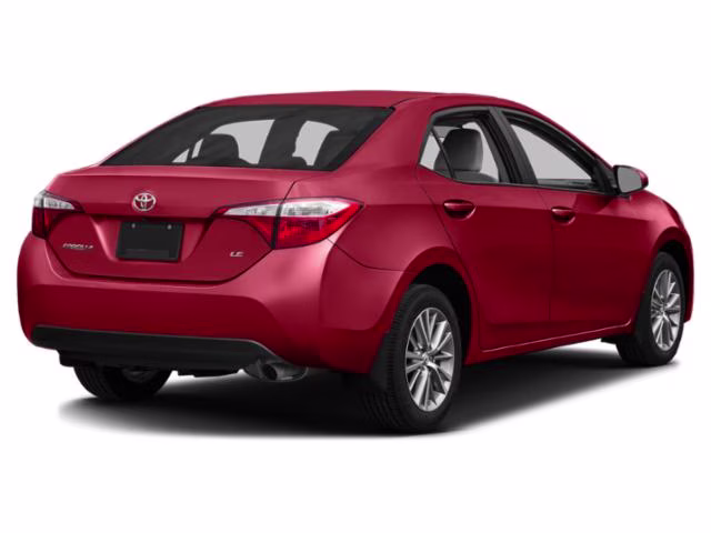 2015 Barcelona Red Metallic Toyota Corolla LE FWD Sedan