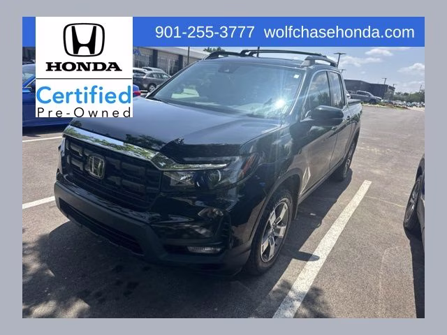 2024 Crystal Black Pearl Honda Ridgeline RTL AWD Truck