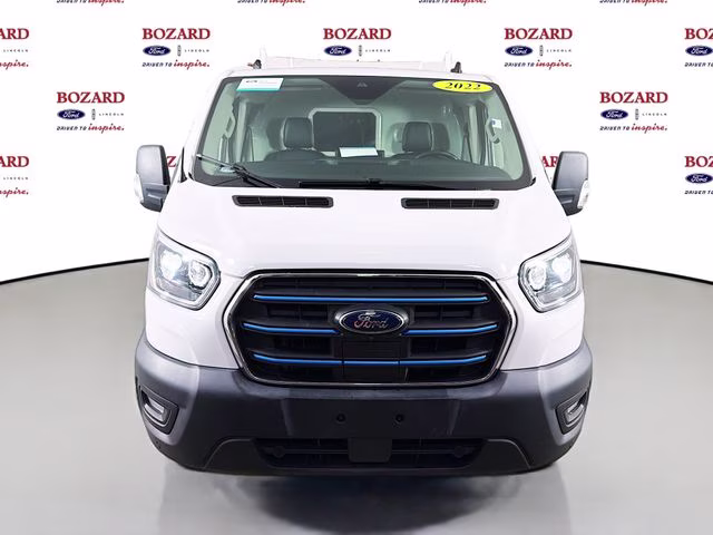 2022 Oxford White Ford E-Transit-350 Base RWD Van