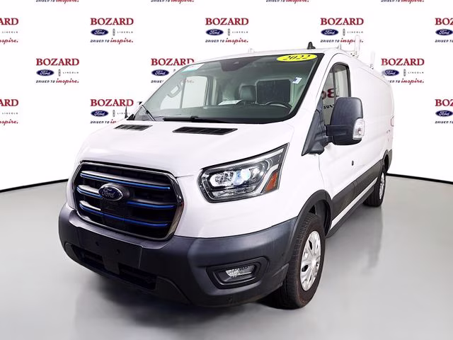 2022 Oxford White Ford E-Transit-350 Base RWD Van