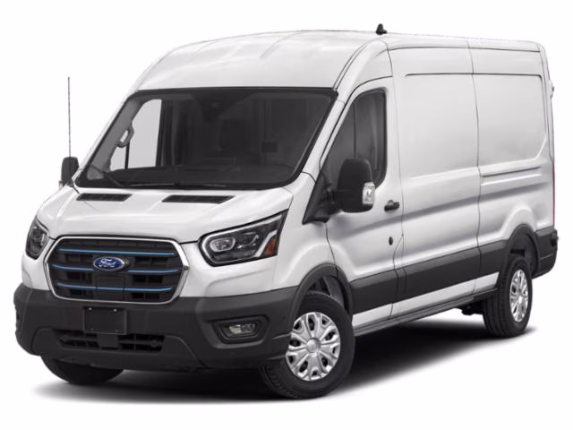 2022 White Ford E-Transit-350 Base RWD Van