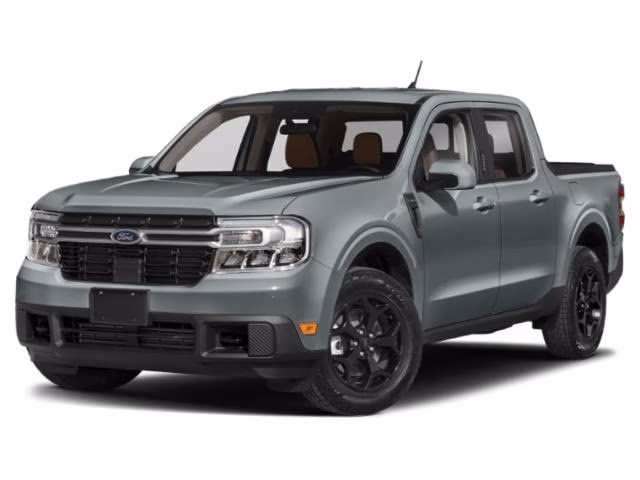 2022 Gray Metallic Ford Maverick Lariat FWD Truck