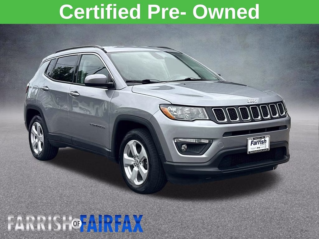 2019 Billet Silver Metallic Clearcoat Jeep Compass Latitude FWD SUV