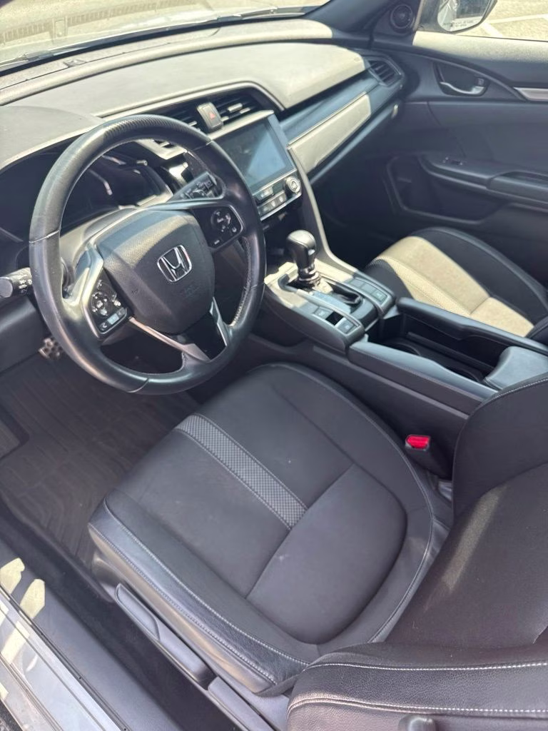 2020 Silver Honda Civic Sport FWD Hatchback
