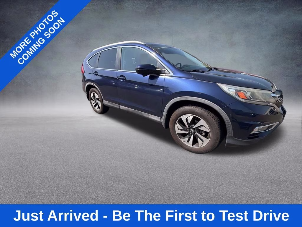 2015 Mountain Air Metallic Honda CR-V Touring AWD SUV