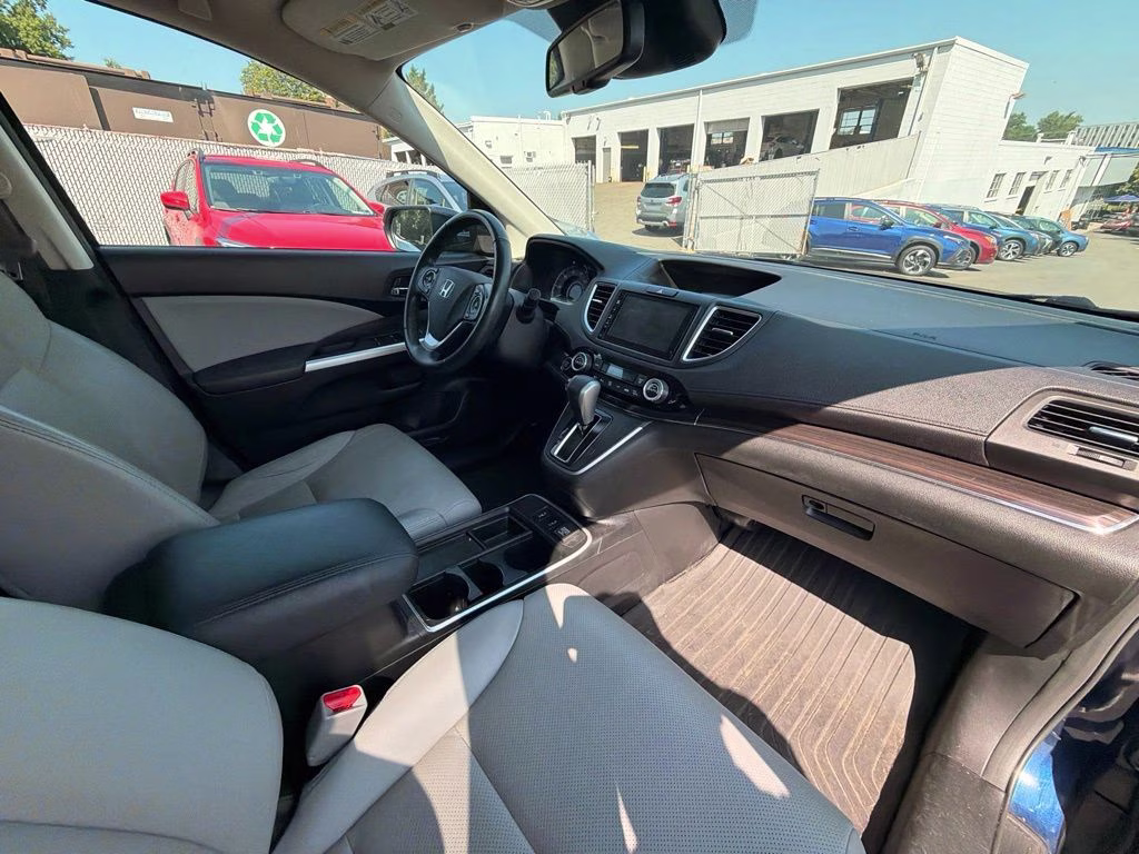 2015 Mountain Air Metallic Honda CR-V Touring AWD SUV