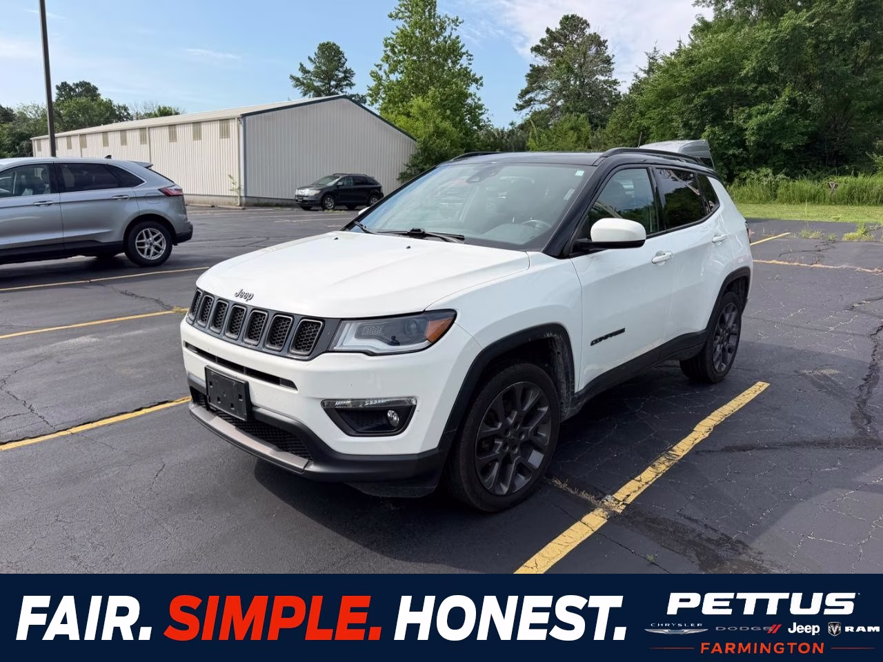2020 White Clearcoat Jeep Compass 4WD High Altitude 4X4 SUV