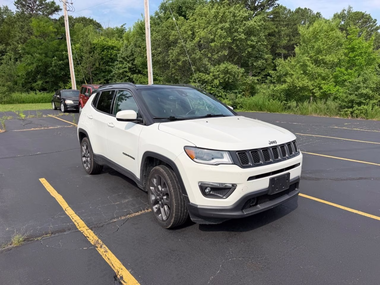 2020 White Clearcoat Jeep Compass 4WD High Altitude 4X4 SUV