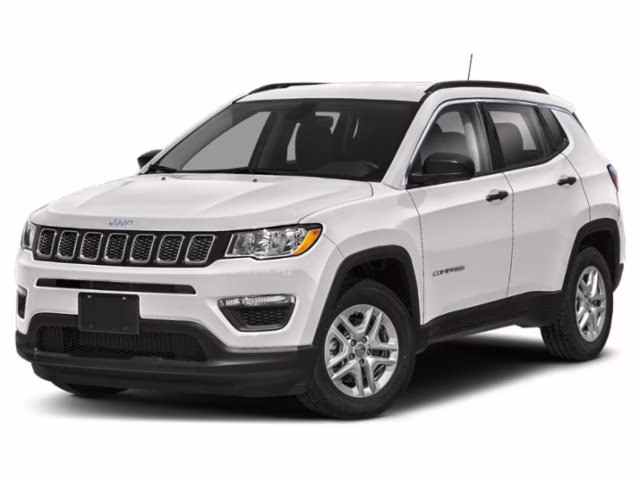 2020 White Clearcoat Jeep Compass Limited 4X4 SUV