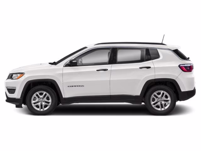 2020 White Clearcoat Jeep Compass Limited 4X4 SUV