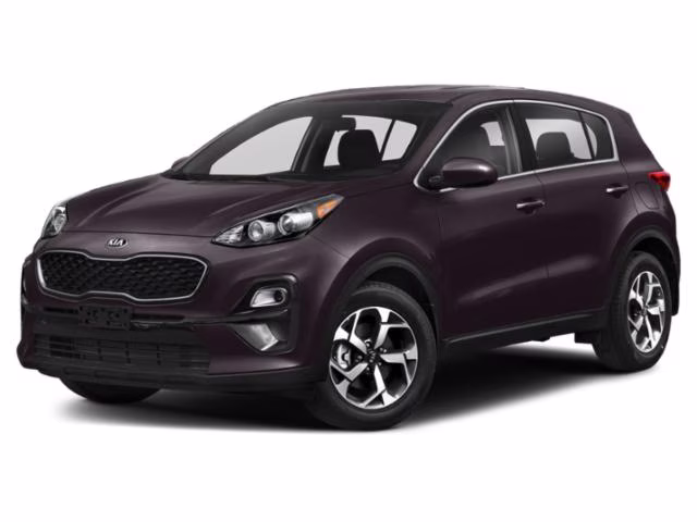 2021 Black Cherry Kia Sportage S AWD SUV