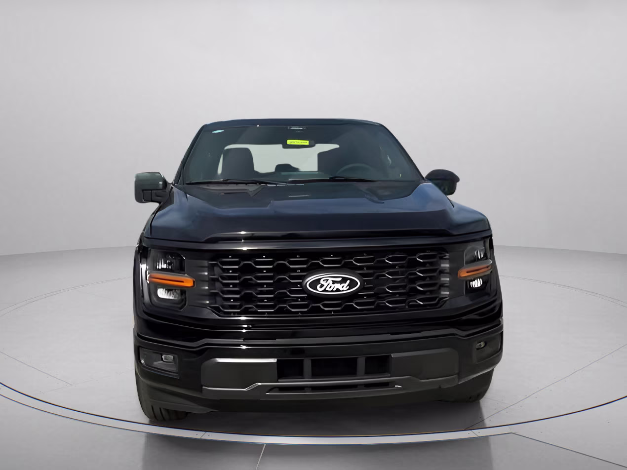 2025 Agate Black Metallic Ford F-150 STX Crew Cab Pickup RWD Truck