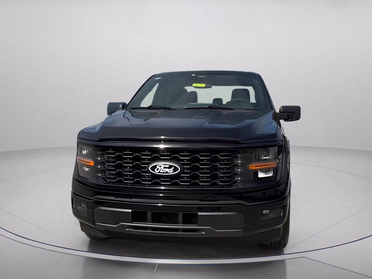 2025 Agate Black Metallic Ford F-150 STX Crew Cab Pickup RWD Truck