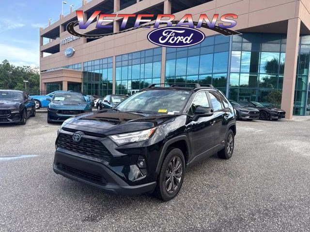 2023 Midnight Black Metallic Toyota RAV4 Hybrid XLE Premium AWD SUV